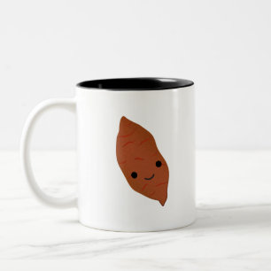 Cute Kawaii Sweet Potato Two-Tone Coffee Mug