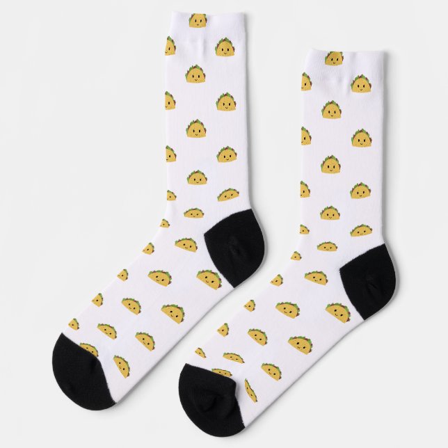 Cute Kawaii Taco Socks (Left)
