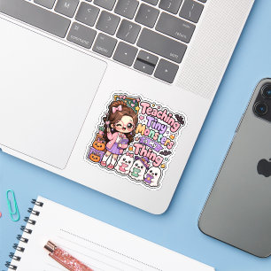 Cute Kawaii Teacher Little Monsters Halloween