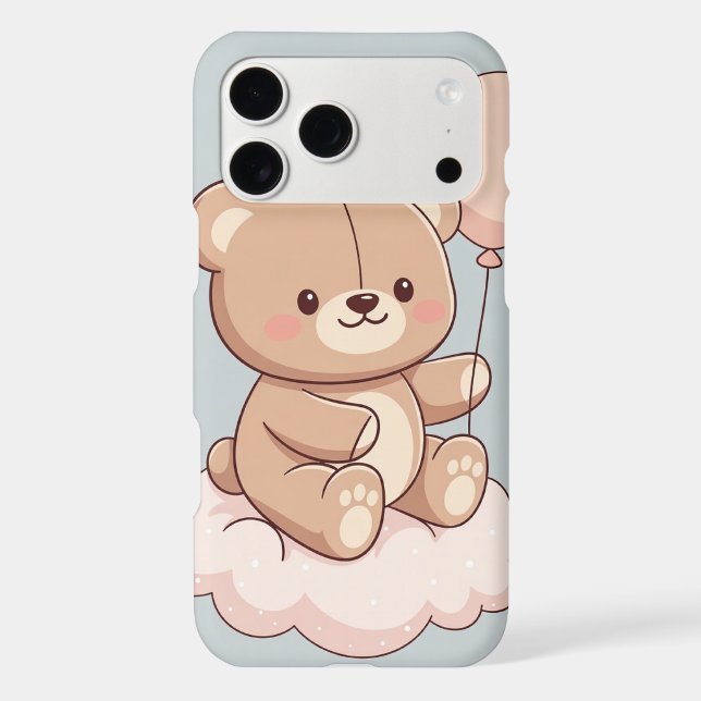 Cute Kawaii Teddy Bear Balloon Cloud (Back)