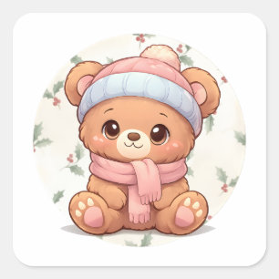 Cute Kawaii Teddy Bear Sticker 