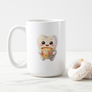 Cute Kawaii Tooth Dental Coffee Lover Mug – Dentis