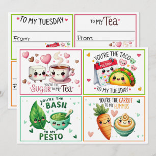 Cute Kawaii Valentine's Classroom Cards