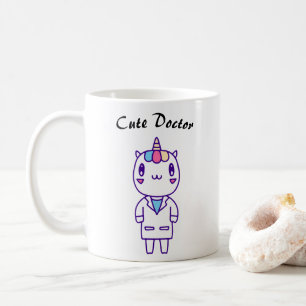 Cute Kawaii Veterinarian Humour Animal Care Funny Coffee Mug