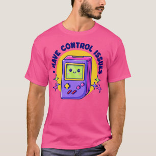Cute Kawaii Video Game Console Funny Control Issue T-Shirt
