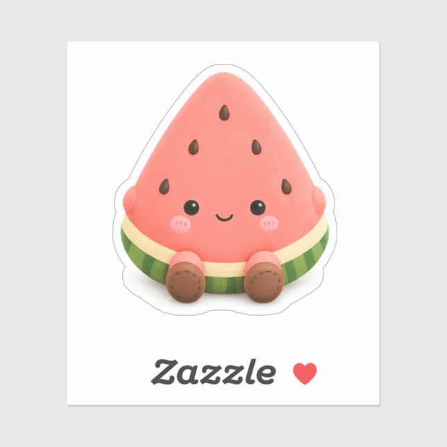 Cute Kawaii Watermelon Sticker  (Sheet)