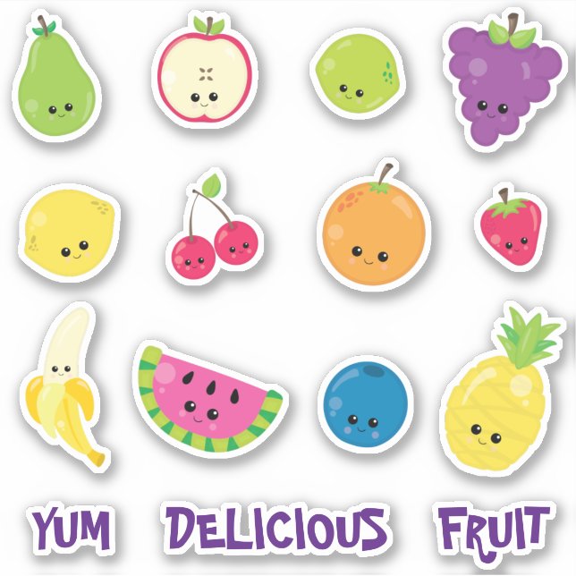 Cute Kawaii Yum Delicious Fruit (Front)