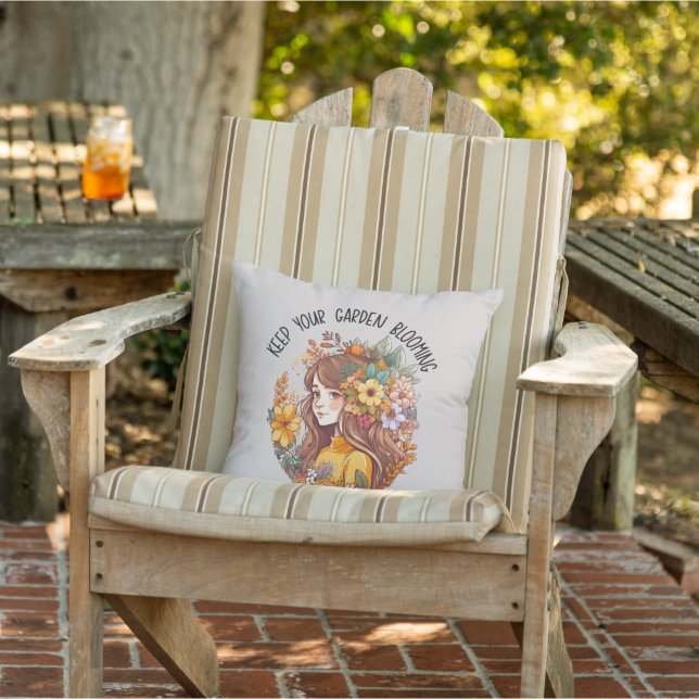 Cute keep garden blooming  cushion (Chair)