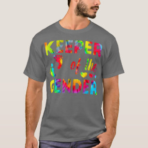 Cute Keeper of the Gender Baby Gender Reveal Pink  T-Shirt