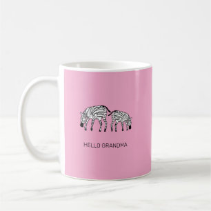 Cute Kenyan Zebras Coffee Mug