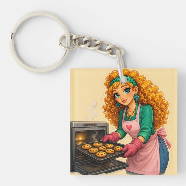 Cute Keychain – Adorable Everyday Accessory (Front)