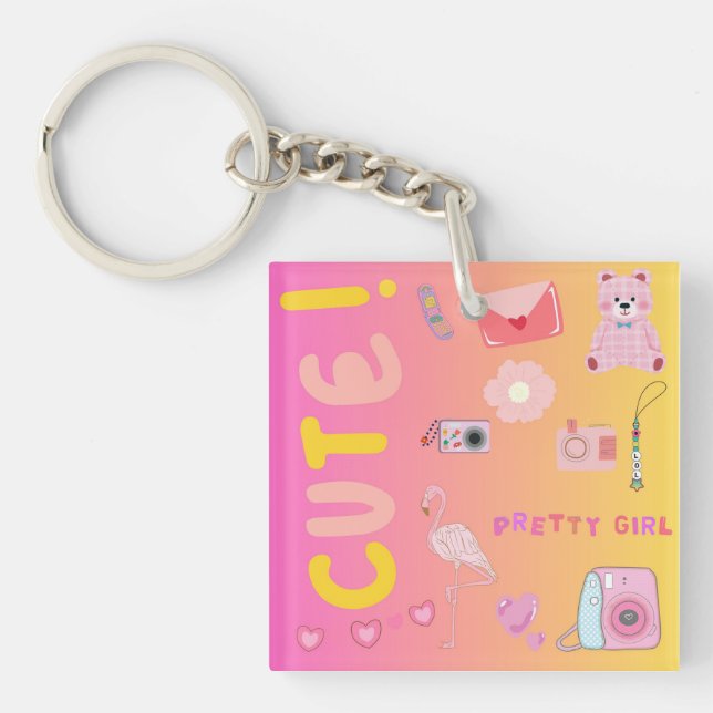 Cute Keychain – Tiny Charm, Big Smiles! (Front)