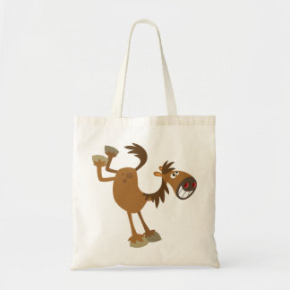Cute Kicking Cartoon Horse Bag