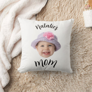  Cute Kid Baby Face Photo Child Name Mum  Cushion