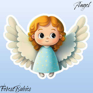Cute Kid Girl Angel Adorable Cartoon Graphic