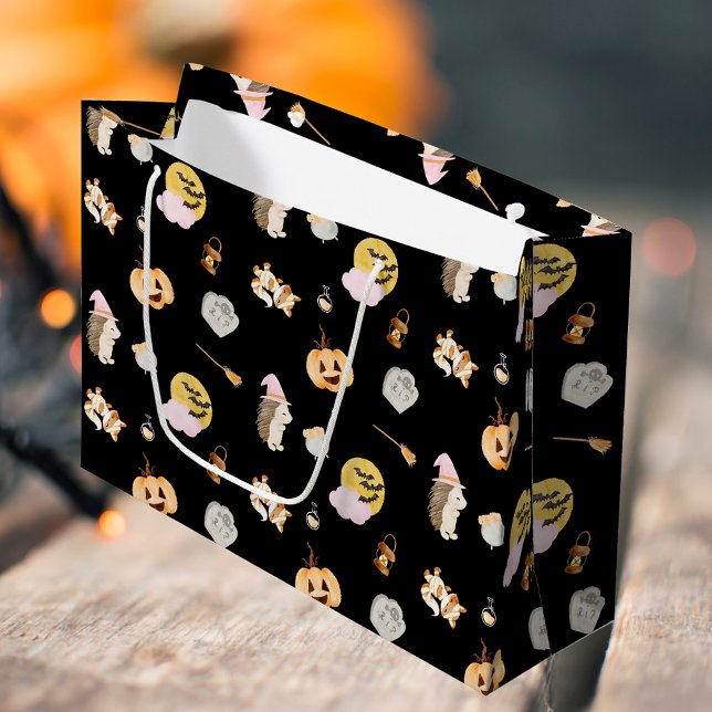 Cute Kid Halloween Party Large Gift Bag (Creator Uploaded)