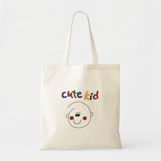 Cute Kid Tote Bag (Front)