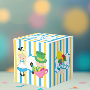 Cute Kids Alice in Wonderland Birthday Party Favour Box