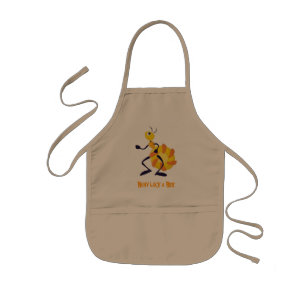 Cute Kids Apron - "Busy like a Bee"