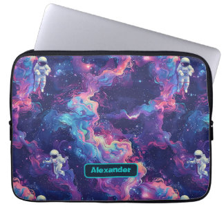 Cute Kids Astronaut Custom Laptop Sleeve