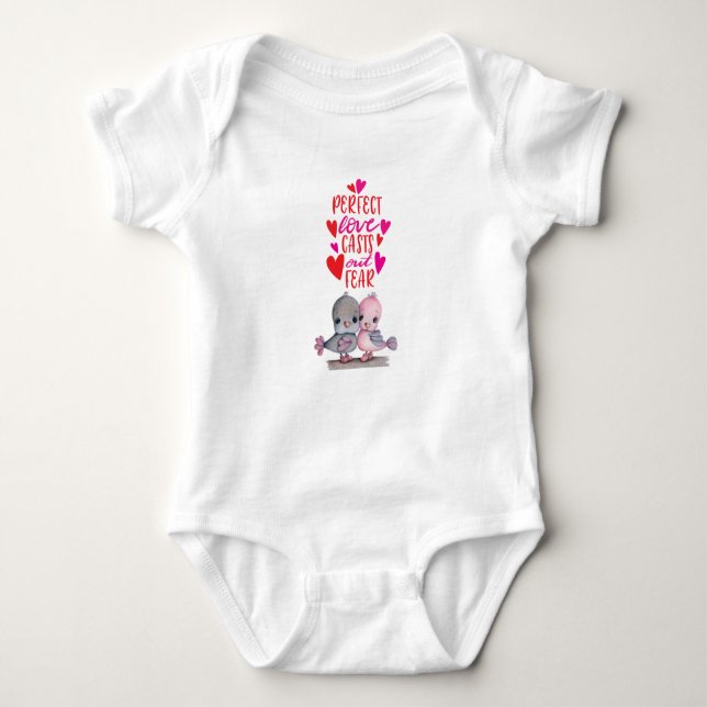 Cute  Kid's Baby Bodysuit (Front)
