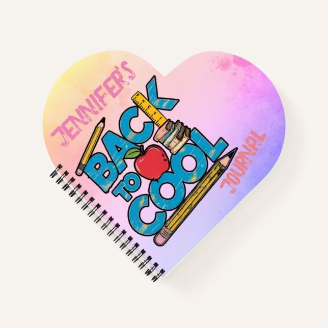 Cute Kid's Back To School  Notebook (Front)