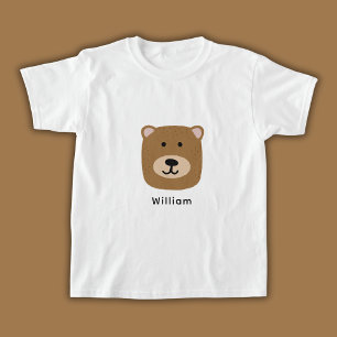 Cute kids bear head T-Shirt