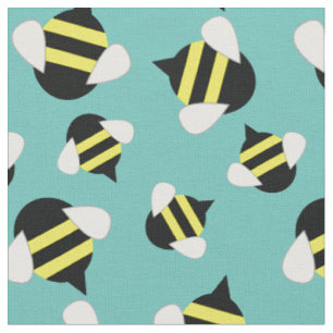 Cute Kids Bees Baby Nursery Bugs Insects Fabric