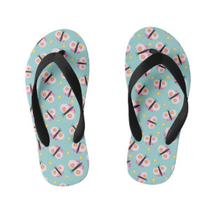 Cute kids butterfly pattern kid's jandals