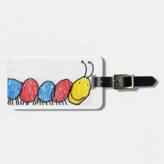 Cute Kids Caterpillar Luggage Tag