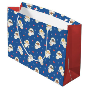 Cute kids Christmas Angel Gift Bag
