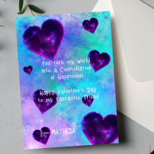 Cute Kids Classroom Valentine's Day Holiday Card