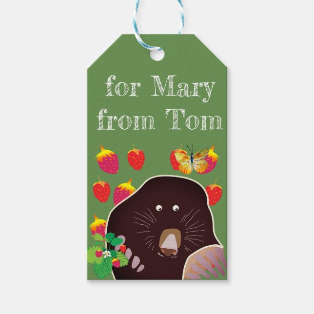 Cute Kids Custom  Gift Tag (Front)