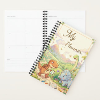 Cute Kids DINO Adventure Planner Notebook
