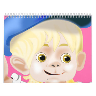 Cute Kids Drawings Calendar