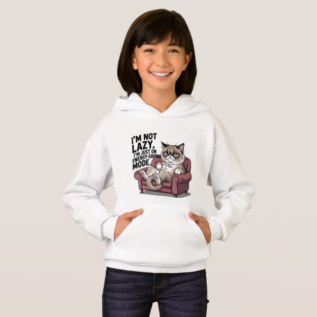 cute kids energy saving mode word art sarcasm  (Front Full)