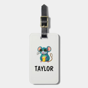 Cute Kids Fun Personalised Colourful Bag Backpack Luggage Tag