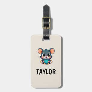 Cute Kids Fun Personalised Colourful Bag Backpack Luggage Tag