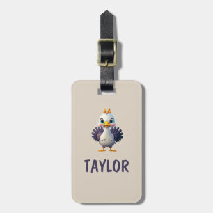 Cute Kids Fun Personalised Colourful Bag Backpack Luggage Tag