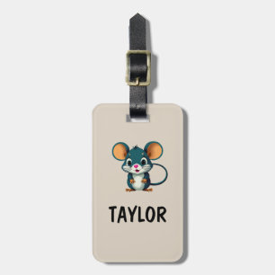 Cute Kids Fun Personalised Colourful Bag Backpack Luggage Tag