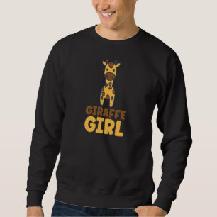 Cute Kids Giraffes Love Giraffe Girl   Sweatshirt