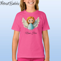Cute Kid's Girl Angel Adorable Cartoon Graphic