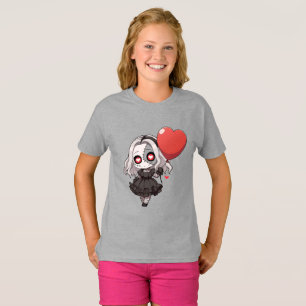 Cute Kids Grey T-Shirt with Adorable Illustration