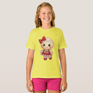 Cute Kids Grey T-Shirt with Adorable Illustration