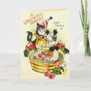 Cute  Kids Halloween Card