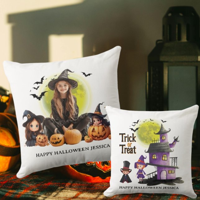 Cute Kids Halloween Costume Party Cushion (Creator Uploaded)