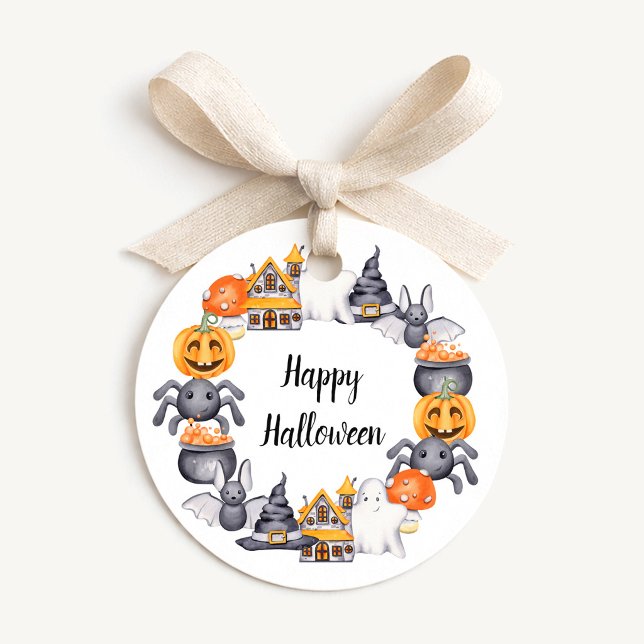 Cute Kids Halloween Party Favour Tags (Cute Kids Halloween Party Favor Tags)
