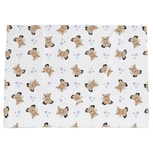 Cute Kids Horse Barnyard Farm Animals Large Gift Bag