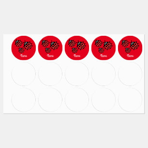 Cute Kids ladybird Family