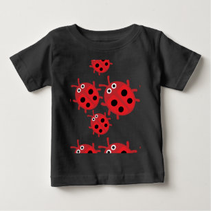 Cute Kids ladybird Family   Baby T-Shirt
